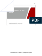 UE Behaviors in Idle Mode