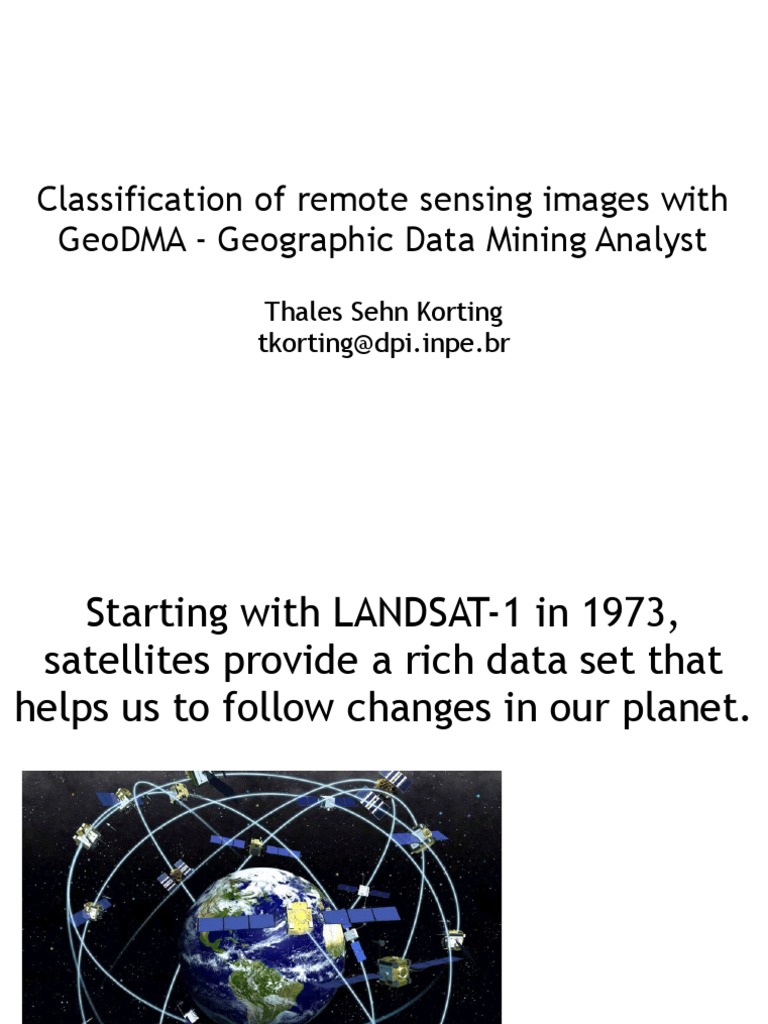 Geodma For Image Classification | PDF | Statistical Classification ...