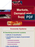 Markets, Demand and Supply