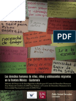 Informe, Los Derechos Humanos de Niños, Niñas y Adolescentes Migrantes FRAY MATÍAS