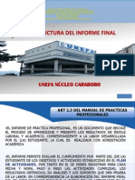 Estructura Informe Final