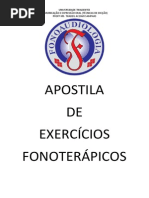 Apostila de Exercícios Fonoterápicos