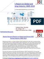 Market Research Report On Global and Chinese NDT Testing Industry, 2009-2019