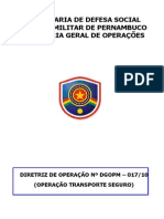 Dtz Op 017-10 - Operação Transporte Seguro