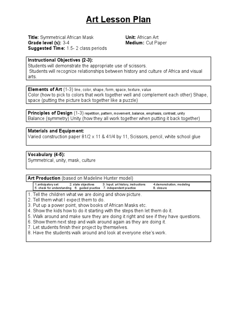 Symmetrical Mask | PDF