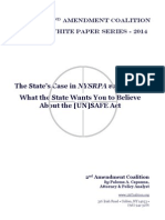 The State's Case in NYSRPA vs. Cuomo: What The State Wants You To Believe About The (UN) SAFE Act