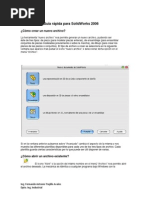 Guia Rapida de Menu Solid Work