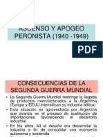 Ascenso y Apogeo Peronista 1940 1949