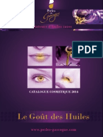 Catalogue Cosmétique 2014 Huiles Vierges Perles de Gascogne PDF