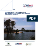 Mecanismos de Pago Por Servicios Ambientales en Mexico-Usaid 2013