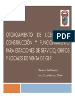 5 Otorgamiento de Licencias de Construccion y Funcionamiento en EESS, Grifos y Gasocentros de GLP