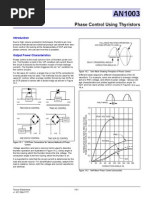 Phase Control Using SCR S