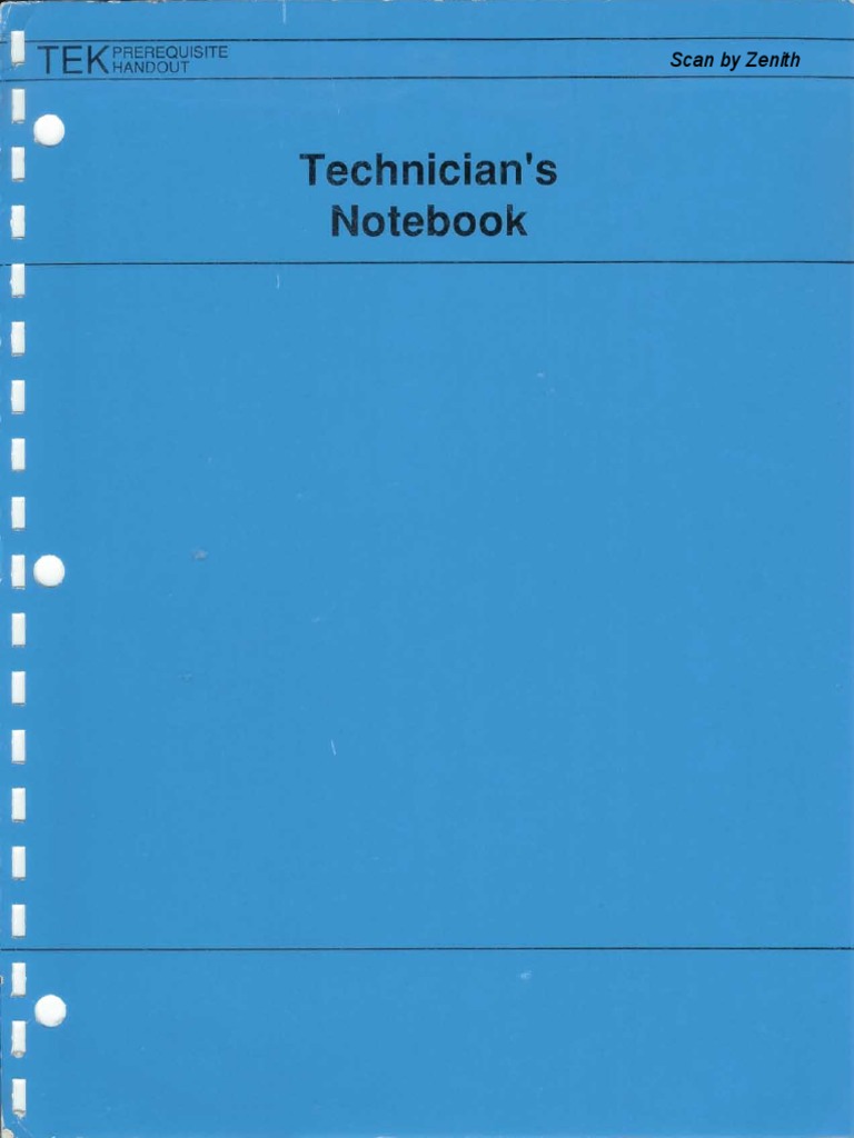 Techs Notebook | PDF
