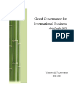 Good Governance For International Business Index 2011