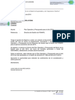 Plan Operativo Presupuesto 2014