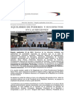 Equilibrio de Poderes Y Sus Efectos en Las Regiones: Creado El Comité Intergremial de Autoridades Territoriales (CIAT)