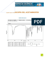 Espectros Paracetamol