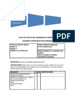 Lista de Cotejo Del Diagrama de Oshikagua