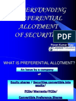 Understanding Preferential Allotment of Securities: Pavan Kumar Vijay