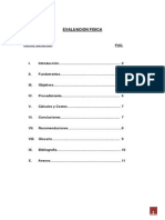 EVALUACION FISICA