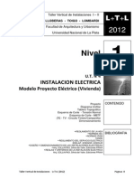 L+T+L (2012) INSTALACION ELECTRICA - Proyecto -  N1