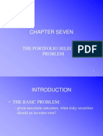 Chapter Seven: The Portfolio Selection Problem