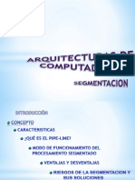 Modelos de Arquitecturas de Computadoras Segementadas