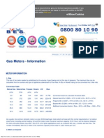 Gas Meters - Information