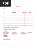 Transmittal Sheet: Item No. Description No - of Copy Sheet #