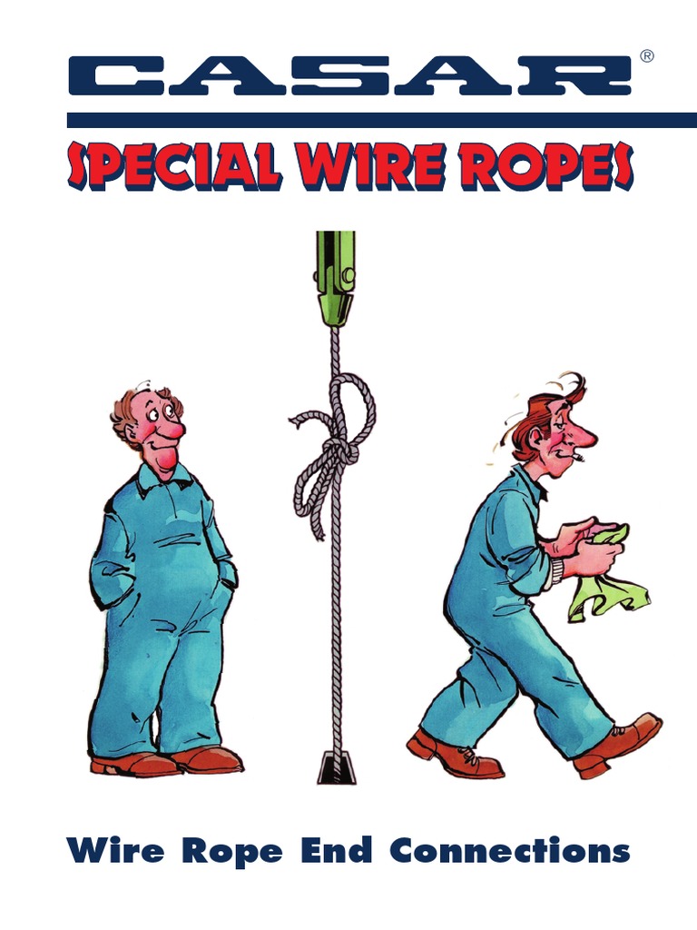 CASAR Wire Rope End Connections PDF Rope Manufactured Goods