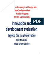 Innovation and Development Evaluation