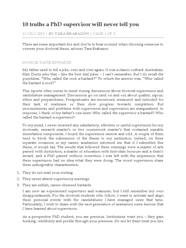 Dissertation supervisor jobs kent