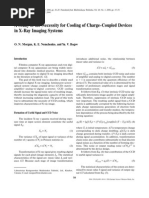 A Study of The Necessity For Cooling of Chargecoupled Devices in Xray Imaging Systems