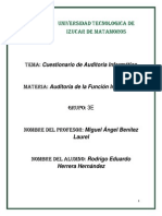 Cuestionario de Auditoria Informatica