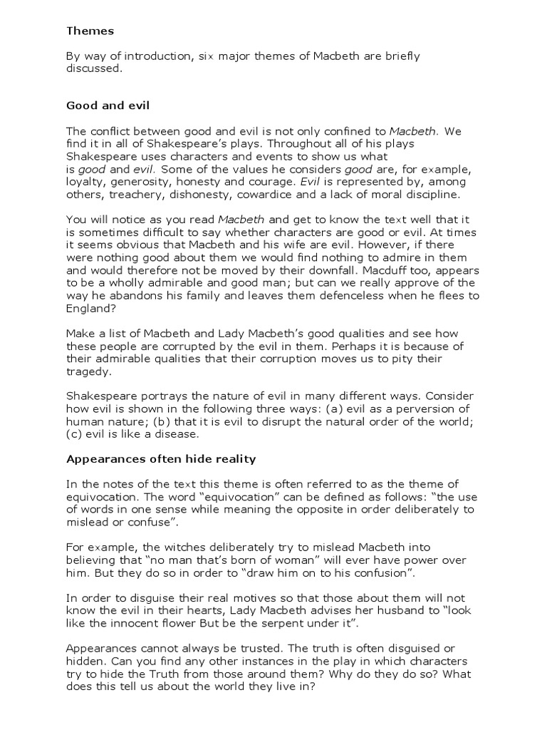 The Natural Order of Things in Macbeth: [Essay Example], words GradesFixer