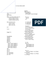 Program Hitungan Space Resection Dalam Matlab