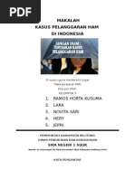 Makalah Tentang Kasus Pelanggaran Ham Di Indonesia