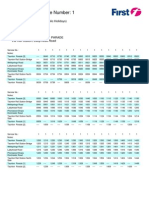 Timetables For Service Number: 1