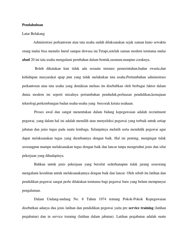 Makalah Administrasi Perkantoran