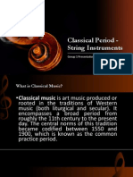 Classical Period - String Instruments