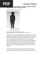 DECOLONIZING SARAH BARTMANN* OR HOW TO CREATE EPISTEMIC SHIFTS BY RETHINKING  EMAILS AS THEORY