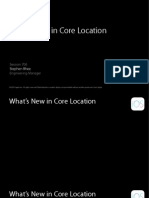 Whats New in Core Location