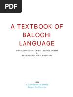 Download 29837920 1922 a Textbook of Balochi Language by Anonymous 0ywnNS29EG SN240027611 doc pdf