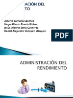 Administración Del Rendimiento