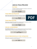 Cc3a1lculo de Indicadores de Mantenimiento PDF