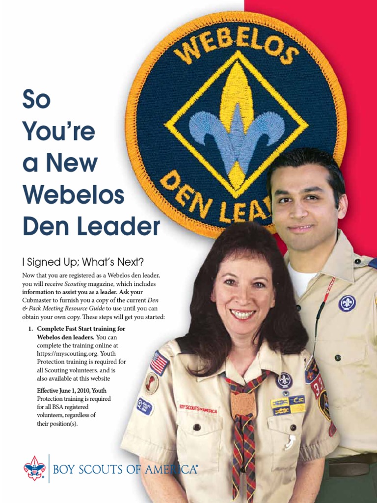New Webelos Den Leader Guide | PDF | Scouting | Boy Scouts Of America