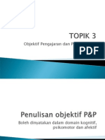 TOPIK 3 Objektif PNP