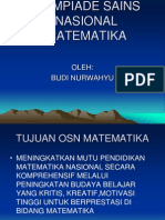 Olimpiade Sains Nasional Matematika