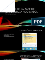 Manejo de La Base de Datos Utilizando MySQL