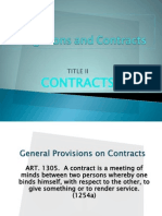 Law On Obligation and Contract